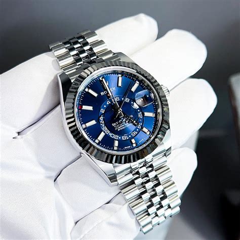 rolex sky-dweller blue 2021